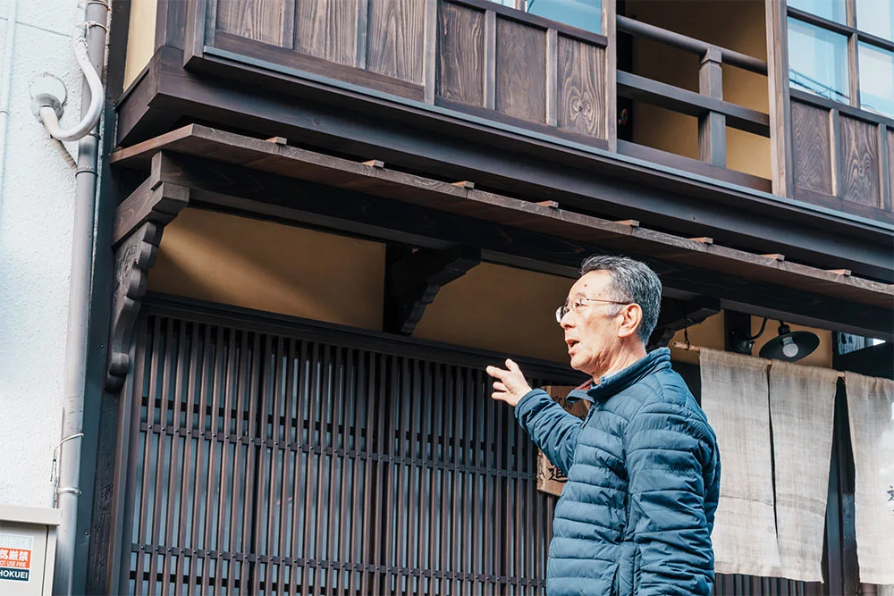 オウエのある歴史的町並みの保存