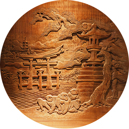 「宮島彫り」に生きる宮島の文化と彫刻師の技。