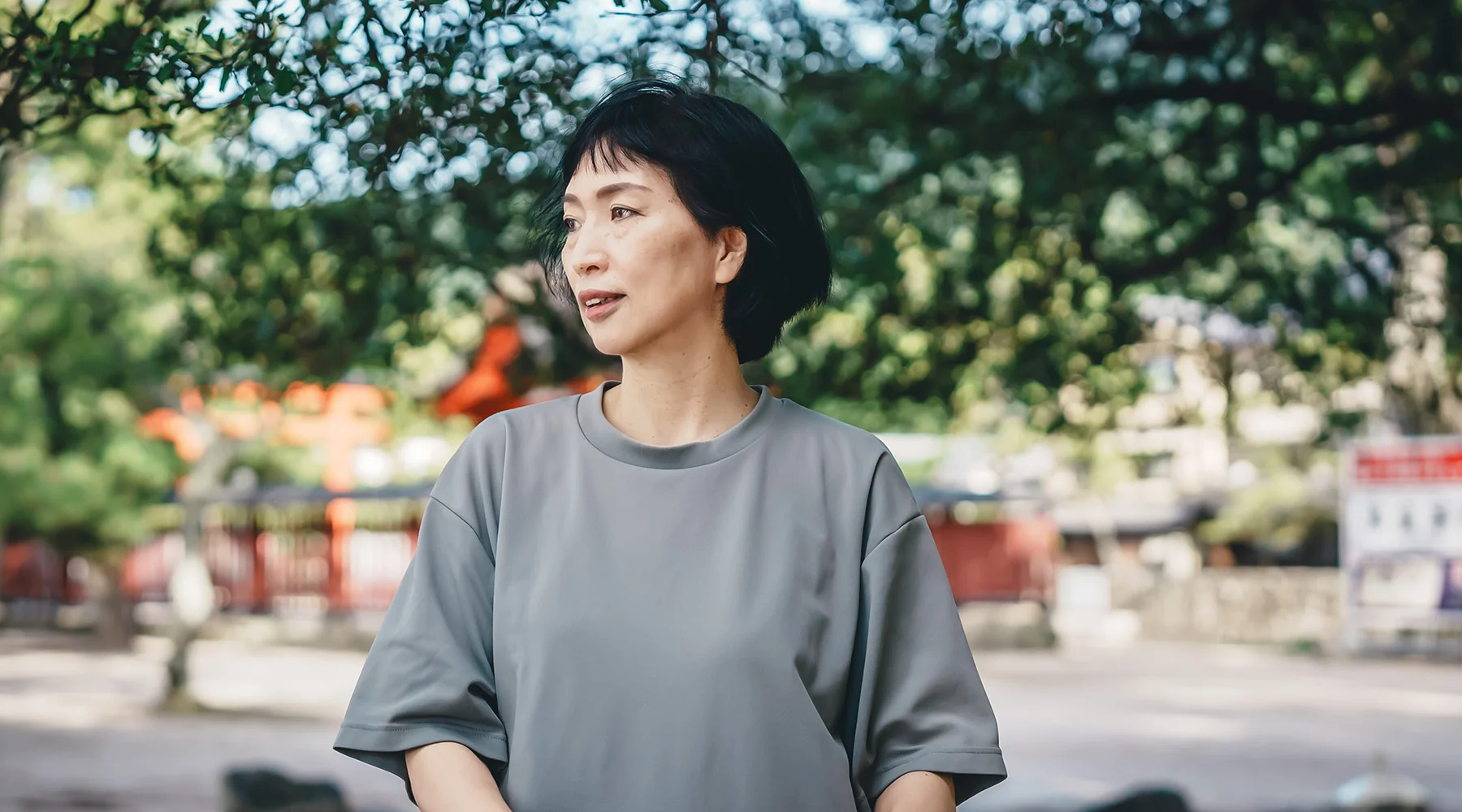 踊りと太鼓の指導、会計を兼務する蒲田智美（かまださとみ）さん