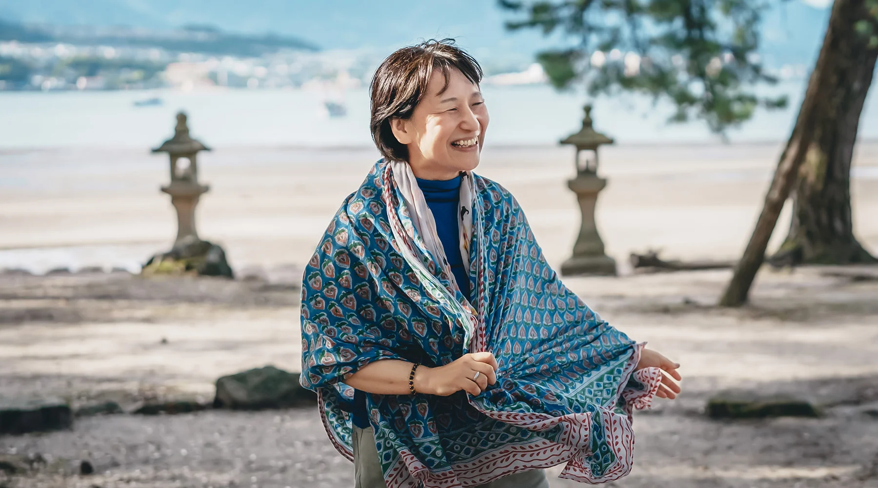 三味線担当の山村ゆう子さん